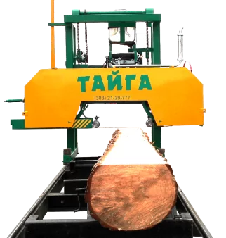 Ленточная пилорама Тайга Т-3Б с бензиновым двигателем Нonda (20 л.с.)