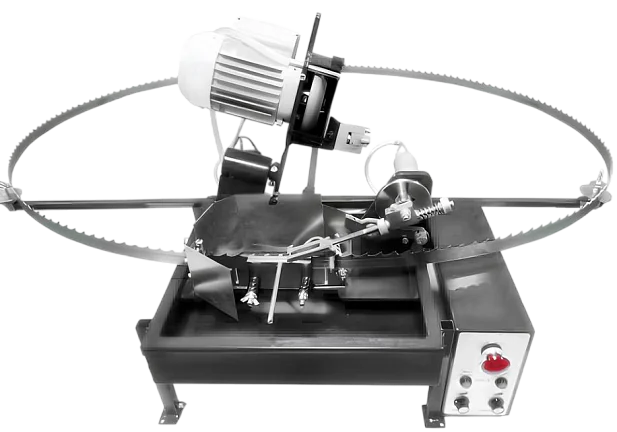 Боразоновый станок для заточки столярных/мясных ленточных пил ПЗСЛ 10/25